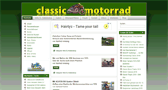 Desktop Screenshot of classic-motorrad.de